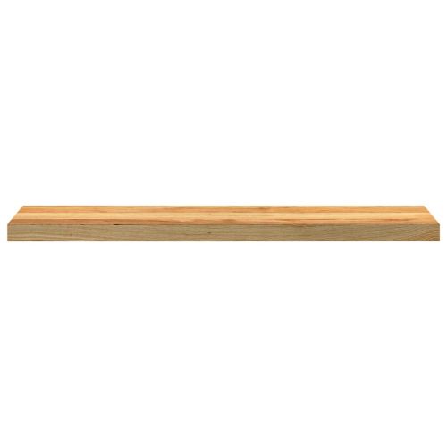 Прозоречни первази, 2 бр, светлокафяви, 100x20x2 см, дъб масив