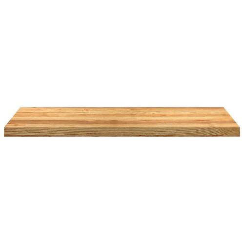 Прозоречни первази, 2 бр, светлокафяви, 100x40x2 см, дъб масив