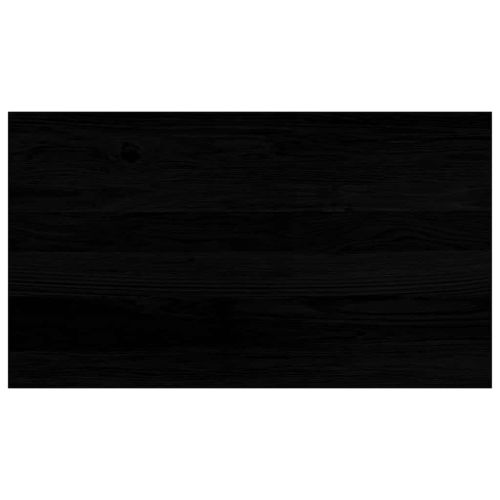 Прозоречни первази, 2 бр, кафяво-черни, 70x40x2 см, дъб масив