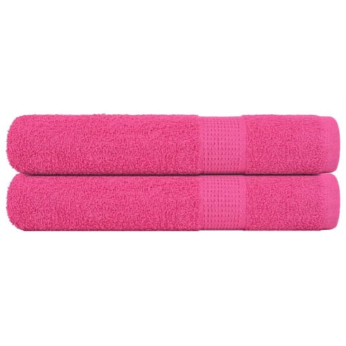 Кърпи FROGN 2 бр. Розови 100x200 см 360 г/м²