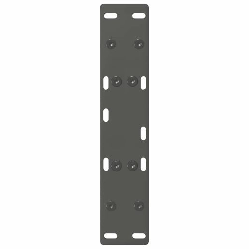 Крака за масичка за кафе, А-образни, 2 бр., антрацит, 40x(30-31) см, стомана