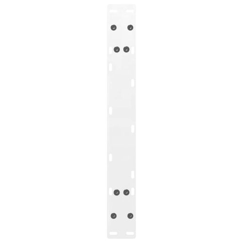 Крака за масичка за кафе, А-образни, 2 бр., бели, 60 x (30-31) см, стомана