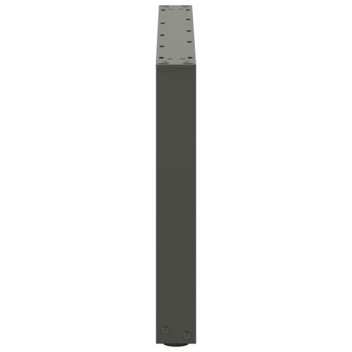 Крака за масичка за кафе, U-образни, 2 бр., антрацит, 60 x (42-43) см, стомана