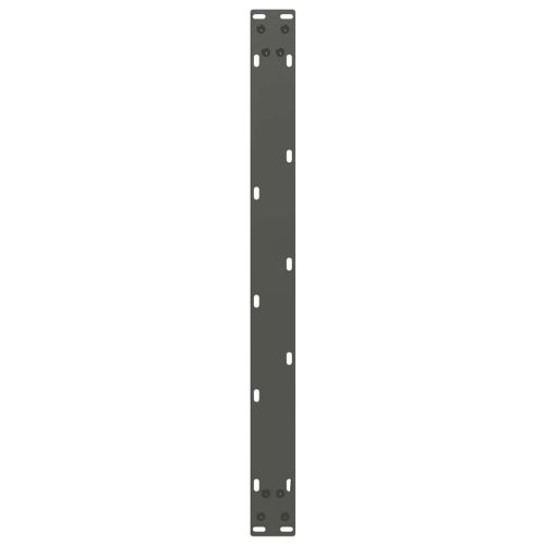 Крака за масичка за кафе, U-образни, 2 бр., антрацит, 60 x (42-43) см, стомана