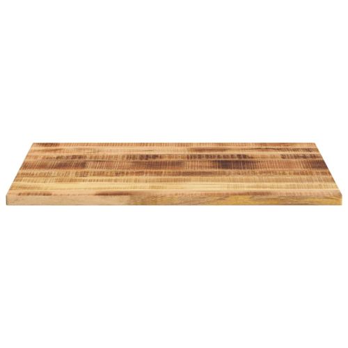 Плот за маса 80x80x3,8 см правоъгълен масивно дърво грубо манго