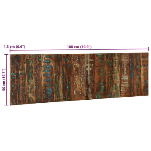 Табла за глава Multicolour 180 cm Масивна дървесина Reclaimed
