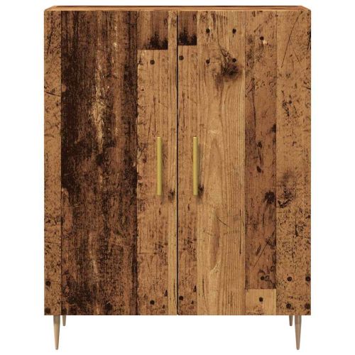 Шкаф за хранене Old Wood 69,5x34x90 cm Инженерна дървесина