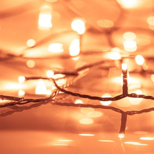 Изкуствена коледна елха, 150 LED и флокиран сняг, 120 см