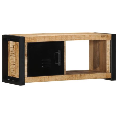 ТВ шкаф 80x30x35 cm Масивна груба дървесина Манго