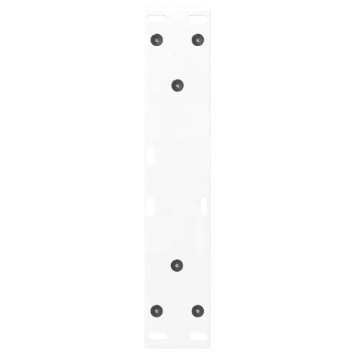 Крака за масичка за кафе, 2 бр., бели, 40 x (30-31,3) см, стомана