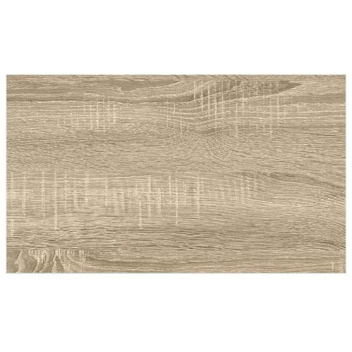 Окачени стенни рафтове, 2 бр, дъб и бял, 50x23,5x3,8 см, МДФ