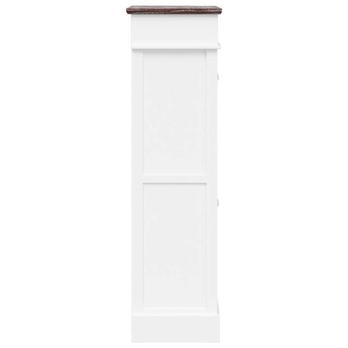 Шкаф за обувки, кафяв, 50x28x98 см, дърво от пауловния