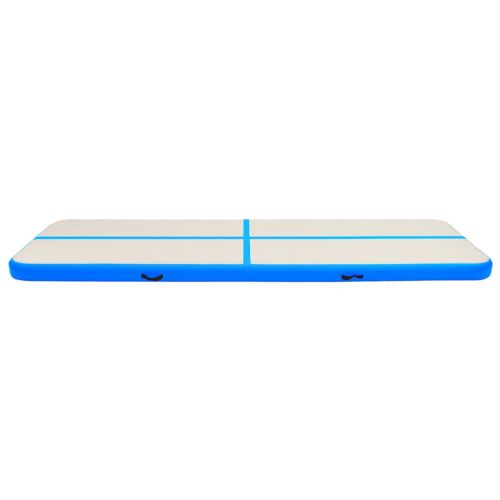 Надуваем дюшек за гимнастика с помпа, 800x100x20 см, PVC, син