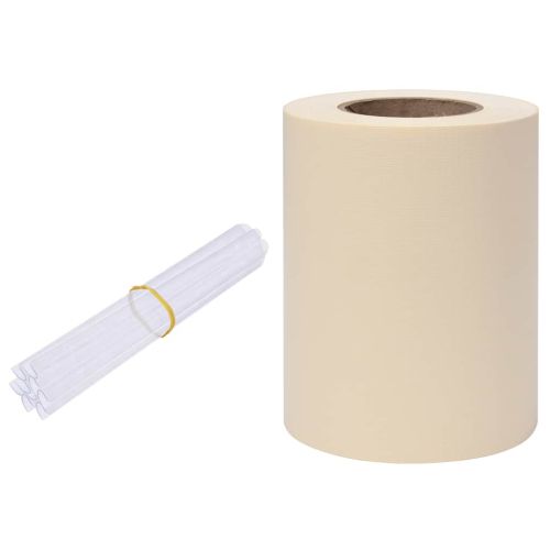 PVC лента за поверителност 35x0,19 м, кремава
