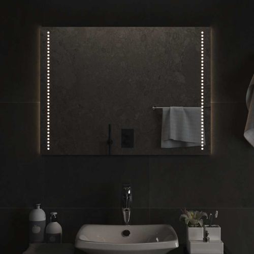 LED огледало за баня, 80x60 см