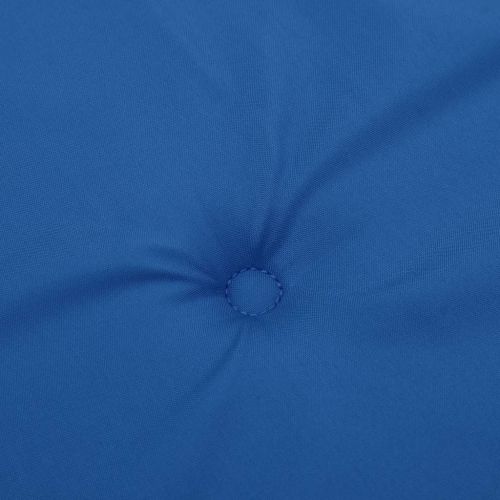 Възглавници за столове 4 бр кралско син 40x40x4 см Оксфорд плат