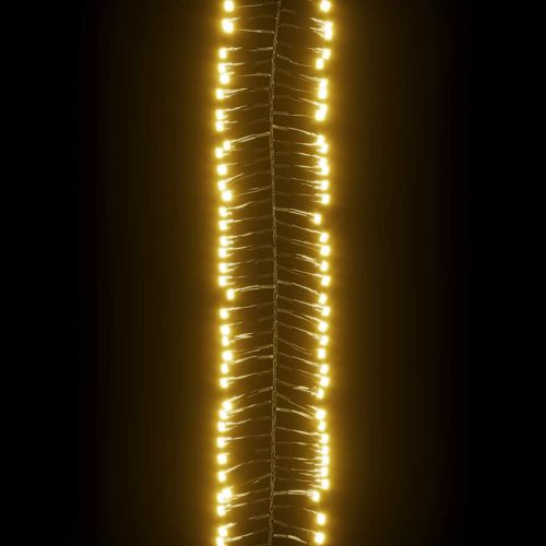 LED клъстърен стринг с 3000 LED топло бяло PVC