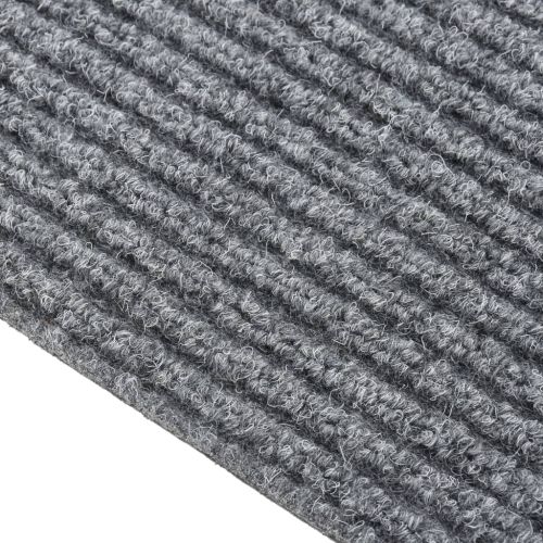 Абсорбиращо мръсотията килимче, 100x450 см, сиво