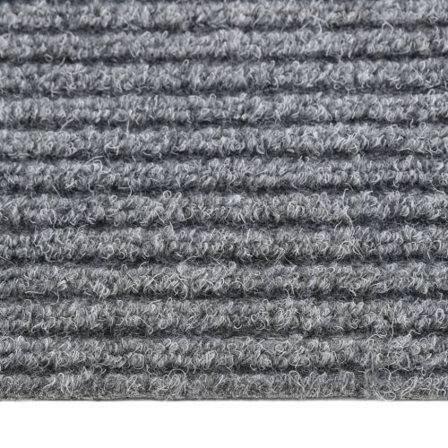 Абсорбиращо мръсотията килимче, 100x450 см, сиво