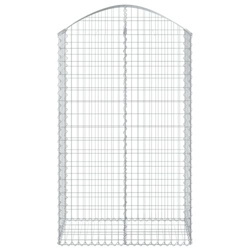 Дъговидна габионна кошница 100x50x160/180 см поцинковано желязо