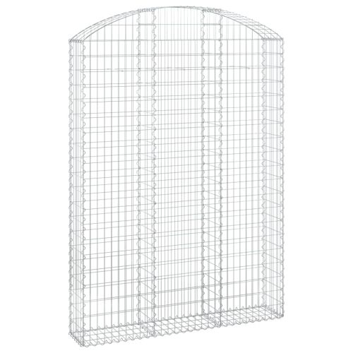 Дъговидна габионна кошница 150x30x200/220 см поцинковано желязо