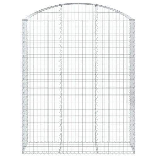 Дъговидна габионна кошница 150x50x180/200 см поцинковано желязо