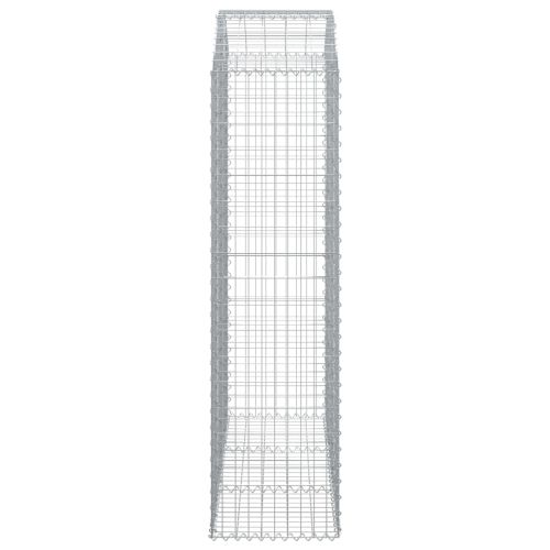 Дъговидна габионна кошница 150x50x180/200 см поцинковано желязо