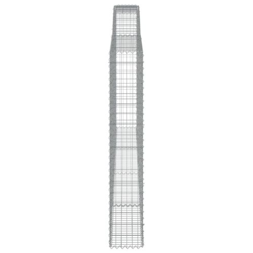 Дъговидна габионна кошница 400x30x180/200 см поцинковано желязо