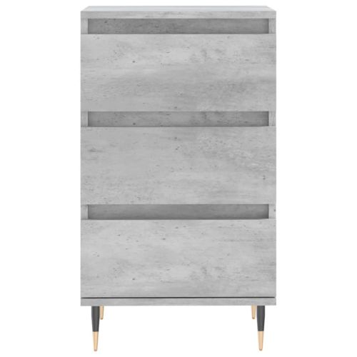 Бюфет бетонно сив 40x35x70 см инженерно дърво