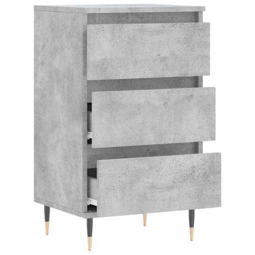 Бюфет бетонно сив 40x35x70 см инженерно дърво