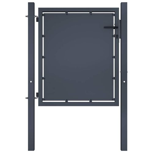 Градинска порта от стомана 100x100 см, антрацит
