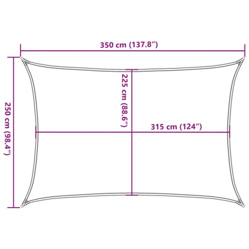 Платно-сенник, 160 г/м², синьо, 2,5x3,5 м, HDPE