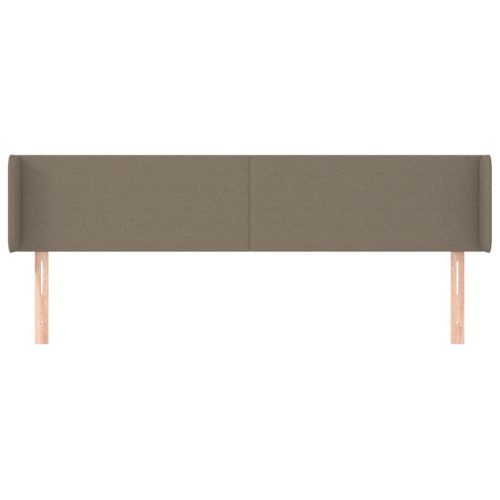 Горна табла за легло, таупе, 183x16x78/88 см, плат