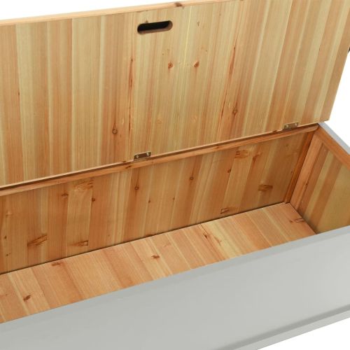 Пейка сива 107x45x75,5 см масивна ела