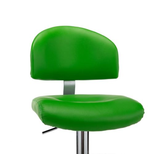 249665 Bar Stools 2 pcs Green Faux Leather