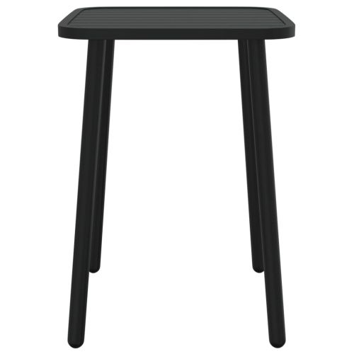 Градинска маса антрацит 50x50x71 cм стомана