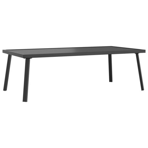 Градинска маса за кафе, антрацит, 110x55x35 cм, стомана