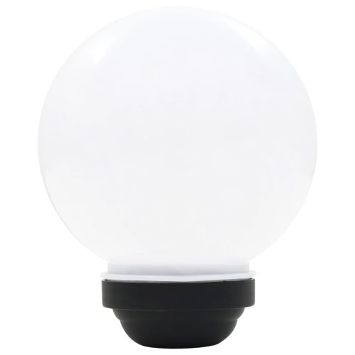 Външни соларни лампи 6 бр LED сферични 20 см RGB