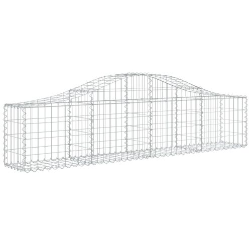 Габионни кошници арка 4 бр 200x30x40/60 см поцинковано желязо