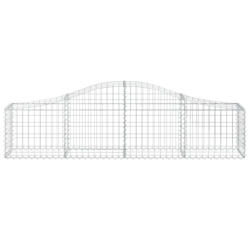 Габионни кошници арка 4 бр 200x30x40/60 см поцинковано желязо
