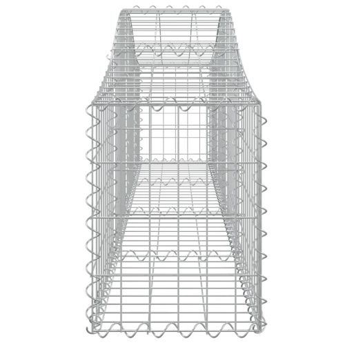 Габионни кошници арка 4 бр 200x30x40/60 см поцинковано желязо