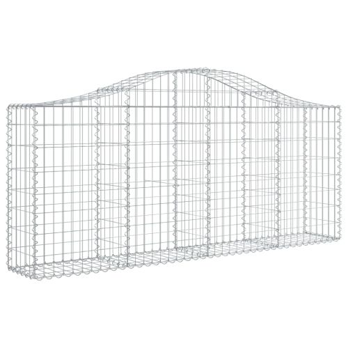 Габионни кошници арка 4 бр 200x30x80/100 см поцинковано желязо