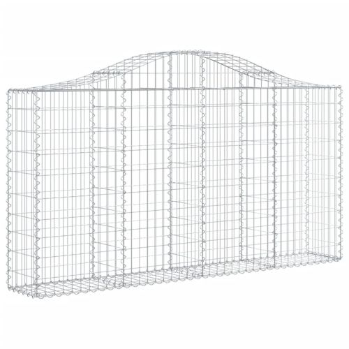 Габионни кошници арка 4 бр 200x30x100/120 см поцинковано желязо