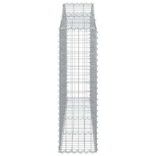 Габионни кошници арка 4 бр 200x30x100/120 см поцинковано желязо