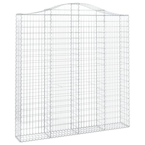 Габионни кошници арка 2 бр 200x30x200/220 см поцинковано желязо