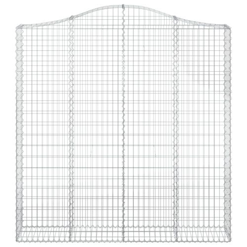 Габионни кошници арка 2 бр 200x30x200/220 см поцинковано желязо