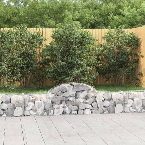 Габионни кошници арка 5 бр 200x30x40/60 см поцинковано желязо