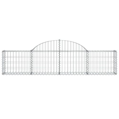 Габионни кошници арка 14 бр 200x30x40/60 см поцинковано желязо