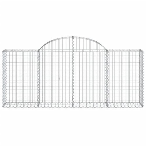 Габионни кошници арка 5 бр 200x30x80/100 см поцинковано желязо