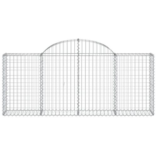 Габионни кошници арка 12 бр 200x30x80/100 см поцинковано желязо